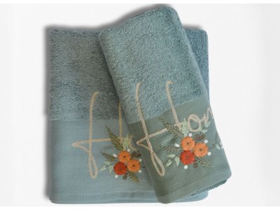 Подарочный набор полотенец Maribor - Home Mint (Turkey), 2 штуки
